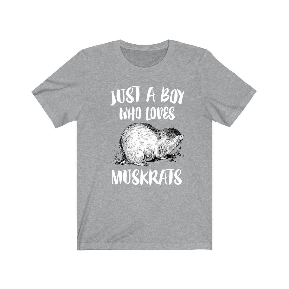 Just A Boy Who Loves Muskrat Shirt, Liebhaber Geschenk, Tier Erwachsene Kinder T-Shirt von Goodszy