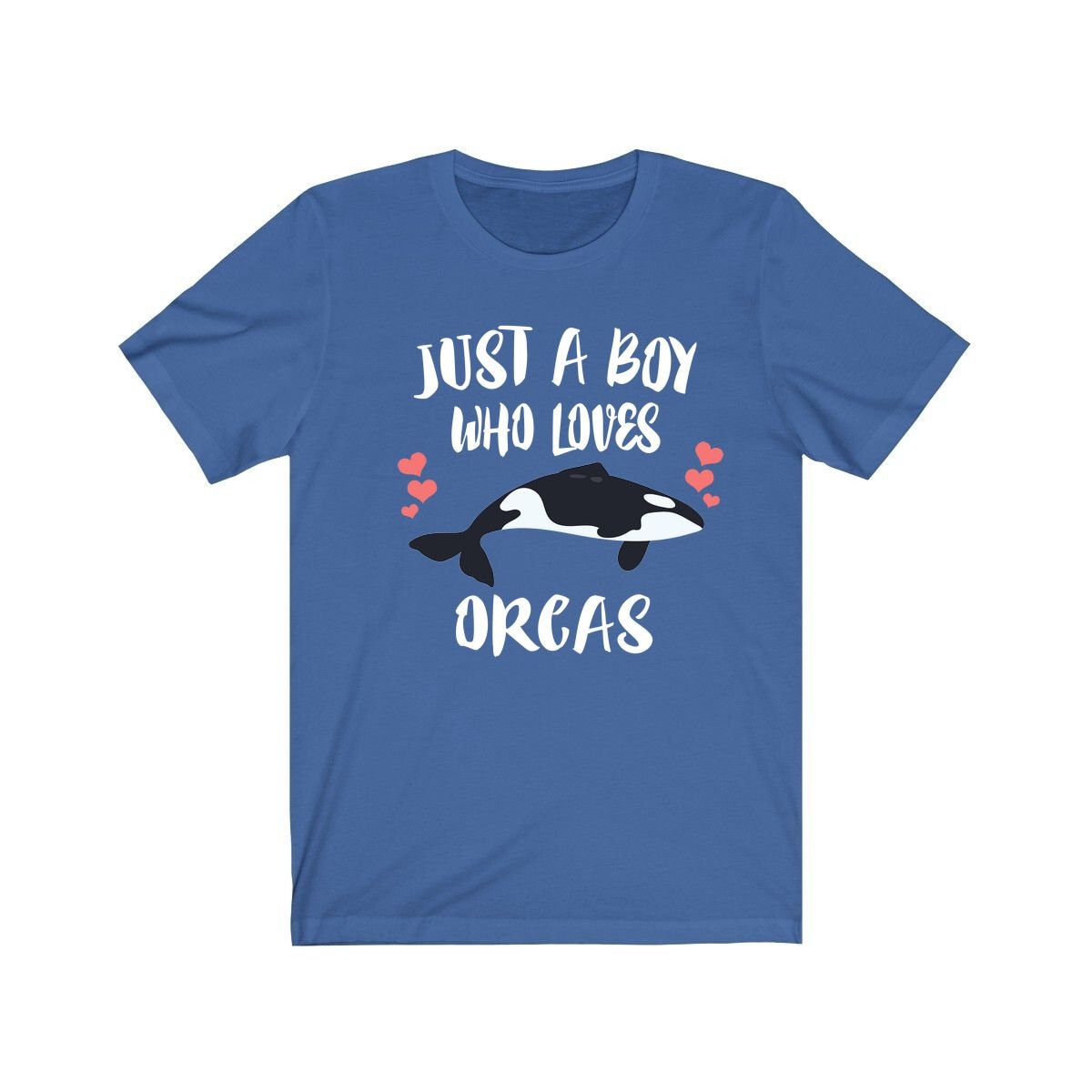 Just A Boy Who Loves Orcas Wale Shirt, Orca Liebhaber Wal Geschenk, Tier Erwachsene Kinder T-Shirt von Goodszy