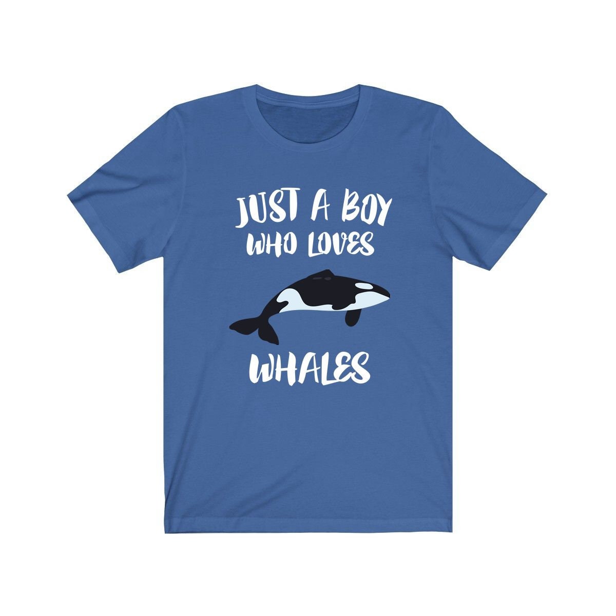 Just A Boy Who Loves Orcas Wale Shirt, Orca Liebhaber Wal Geschenk, Tier Erwachsene Kinder T-Shirt von Goodszy