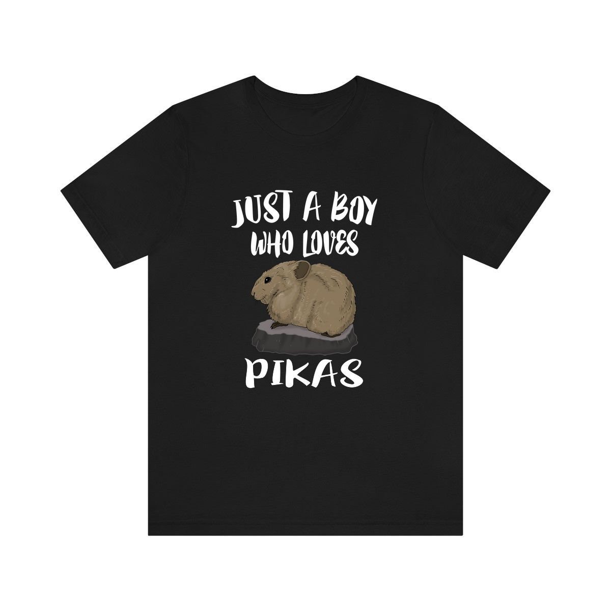 Just A Boy Who Loves Pikas Shirt, Pika Lover Geschenk, Tier Erwachsene Kinder T-Shirt von Goodszy