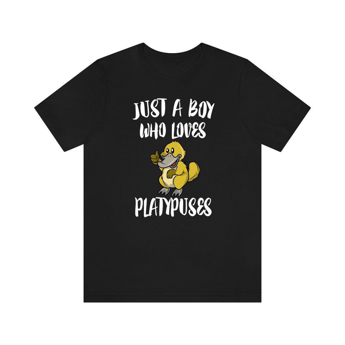 Just A Boy Who Loves Platypuses Shirt, Platypus Lover Geschenk, Tier Erwachsene Kinder T-Shirt von Goodszy