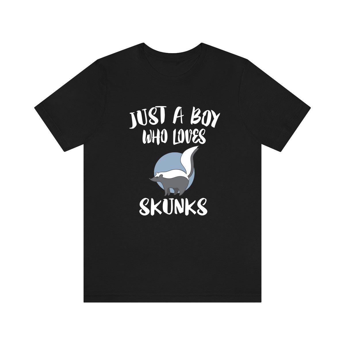 Just A Boy Who Loves Skunks Shirt, Skunk Liebhaber Geschenk, Tier Erwachsene Kinder T-Shirt von Goodszy