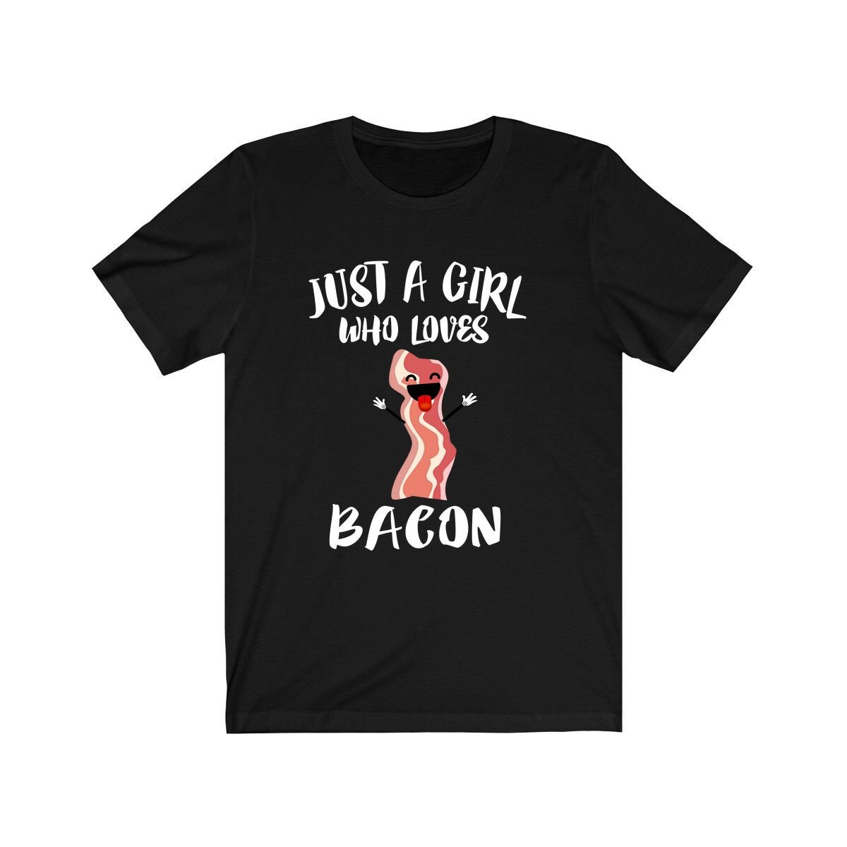 Just A Girl Who Loves Bacon Food Shirt, Lover Geschenk, Liebhaber Erwachsene Kleinkind Kind Geschenk T-Shirt von Goodszy