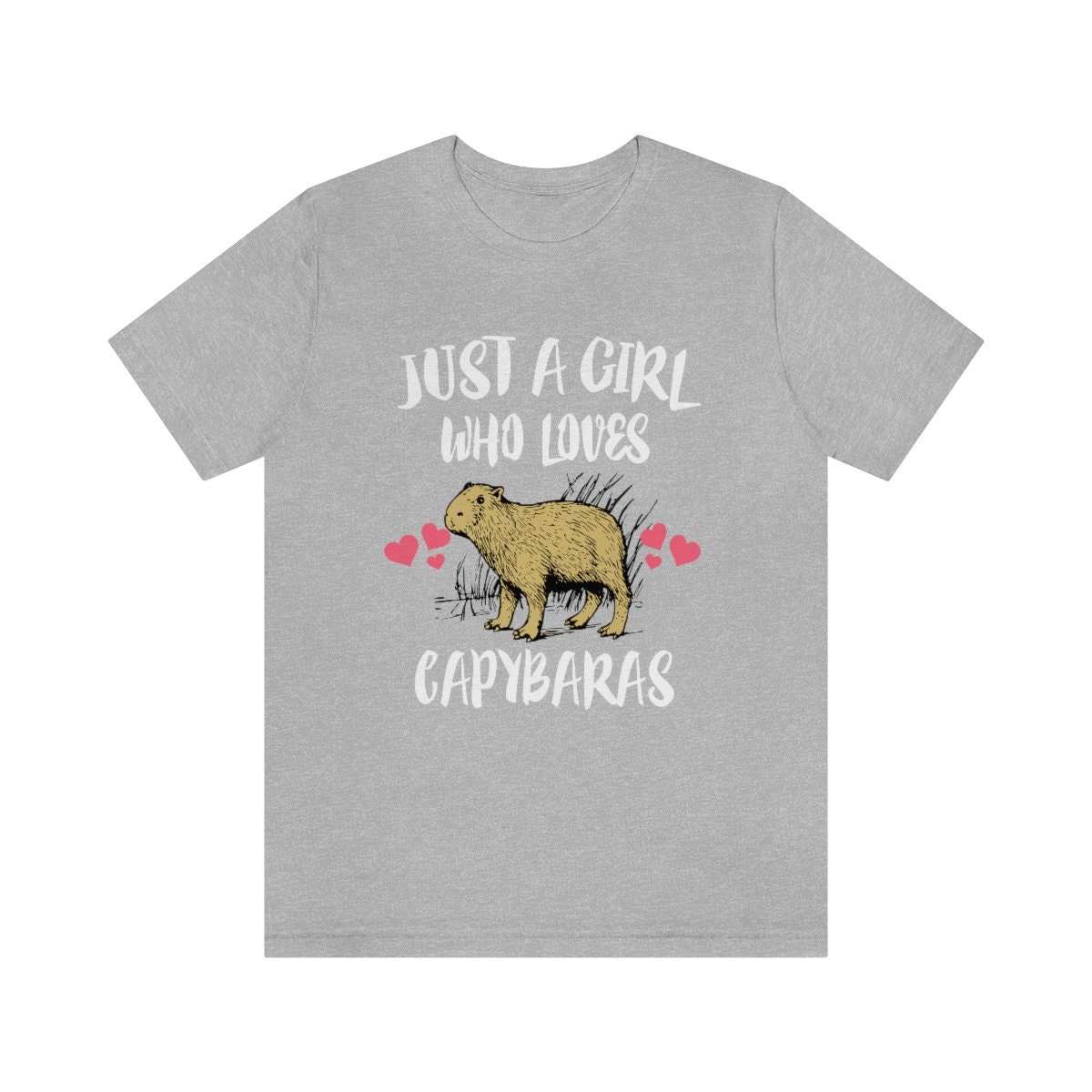 Just A Girl Who Loves Capybaras Shirt, Capybara Lover Liebhaber Geschenk, Tier Erwachsene Kinder T-Shirt von Goodszy