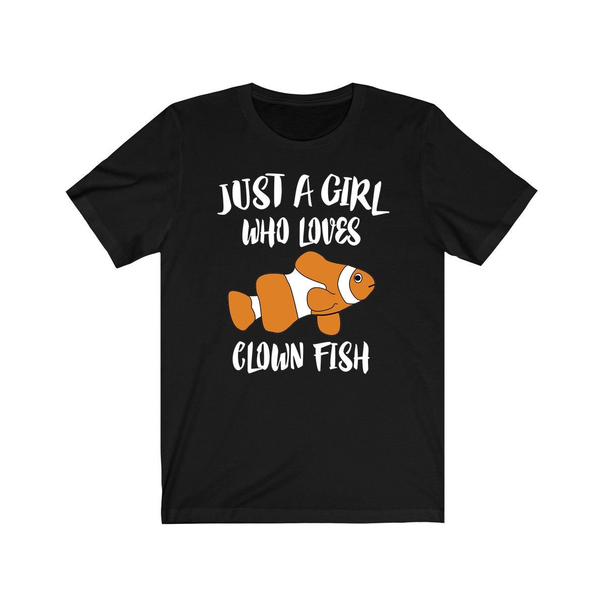 Just A Girl Who Loves Clown Fisch Shirt, Liebhaber Geschenk, Tier Erwachsene Kleinkind Kinder T-Shirt von Goodszy