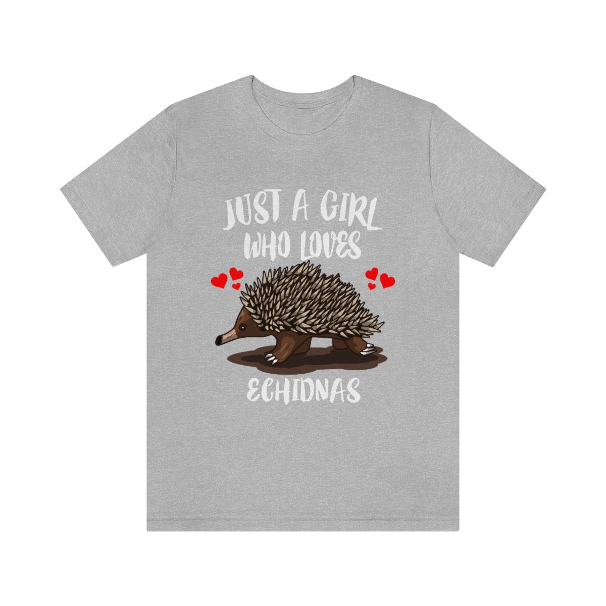 Just A Girl Who Loves Echidnas Shirt, Echidna Liebhaber Geschenk, Tierliebhaber Erwachsene Kleinkind Kind Geschenk T-Shirt von Goodszy