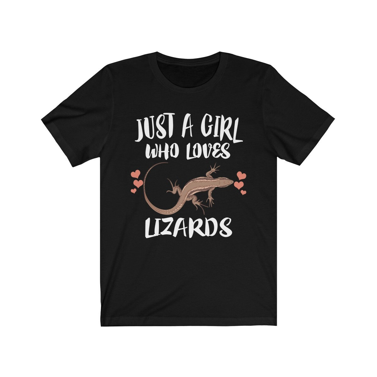 Just A Girl Who Loves Eidechsen Shirt, Liebhaber Geschenk, Tier Erwachsene Kleinkind Kind Geschenk T-Shirt von Goodszy