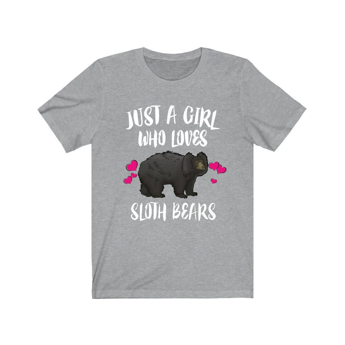 Just A Girl Who Loves Faultier Bären Shirt, Bär Liebhaber Geschenk, Tierliebhaber Erwachsene Kleinkind Kind Geschenk T-Shirt von Goodszy