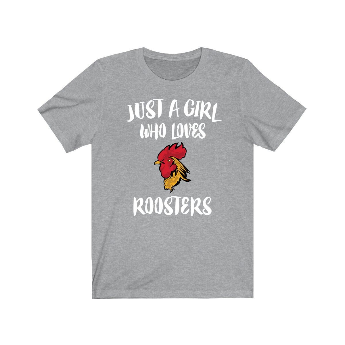 Just A Girl Who Loves Hahn Huhn Shirt, Liebhaber Geschenk, Tier Erwachsene Kinder von Goodszy