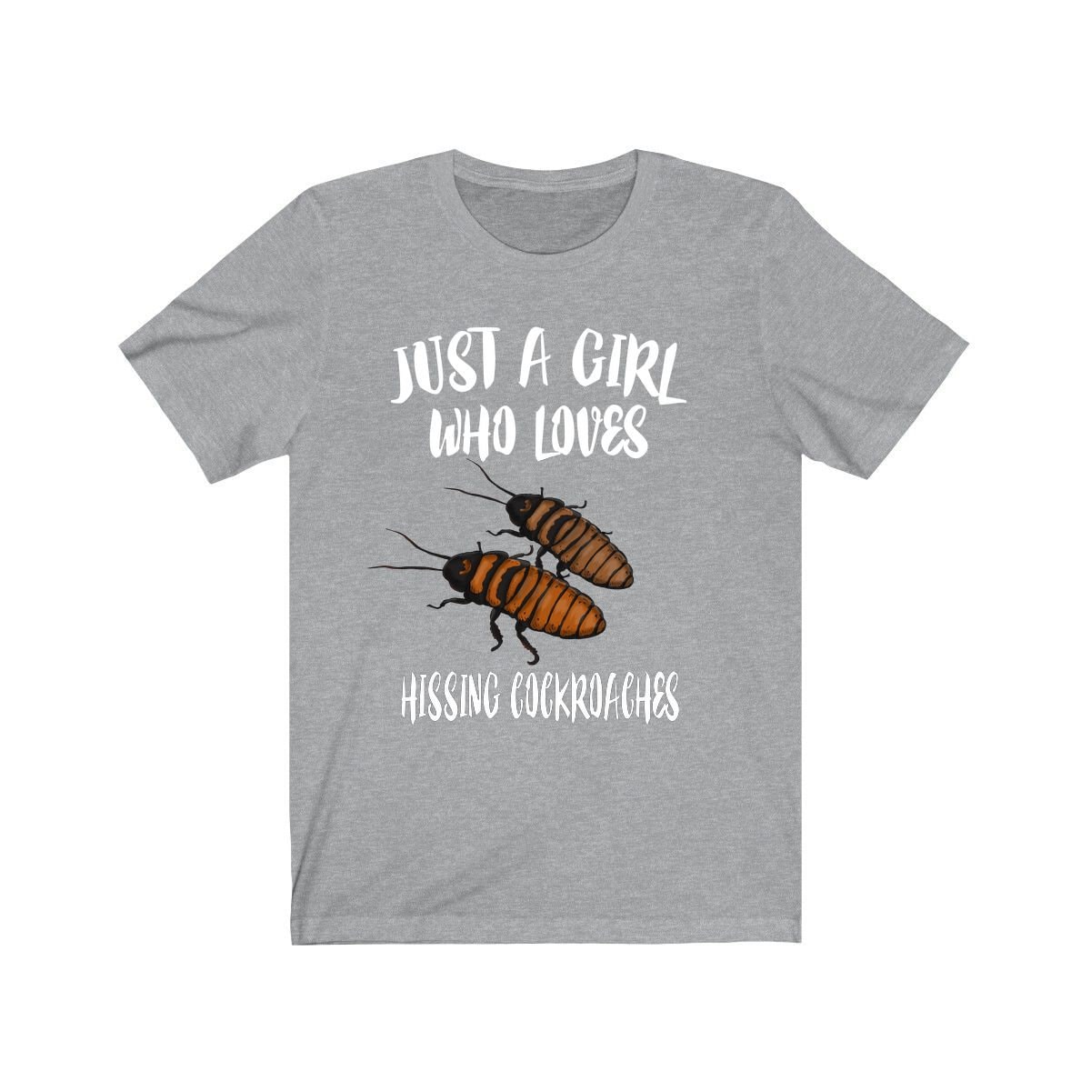 Just A Girl Who Loves Hissing Kakerlaken Shirt, Insekten Liebhaber Kakerlake, Tierliebhaber Erwachsene Kleinkind Geschenk T-Shirt von Goodszy