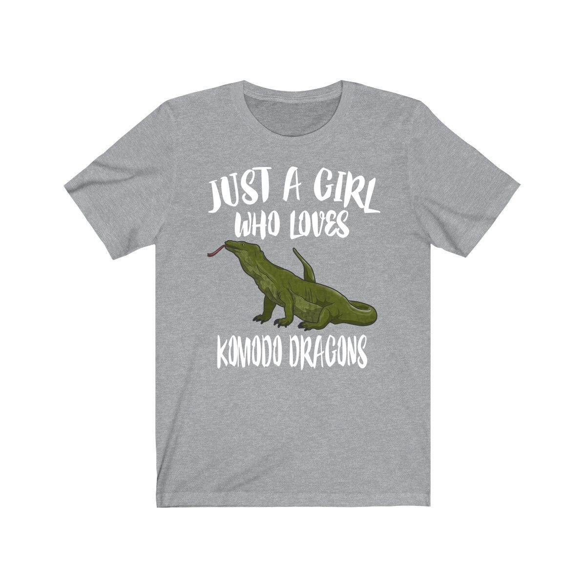 Just A Girl Who Loves Komodo Dragons Shirt, Dragon Lover Geschenk Tier Erwachsene Kleinkind Kinder T-Shirt von Goodszy