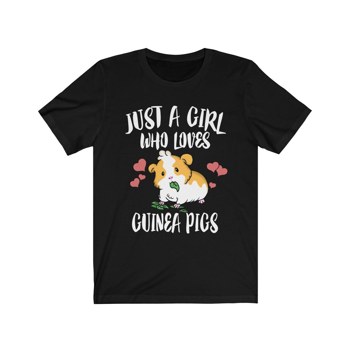Just A Girl Who Loves Meerschweinchen Shirt, Liebhaber Geschenk, Besitzer Tier Erwachsene Kleinkind Kinder T-Shirt von Goodszy