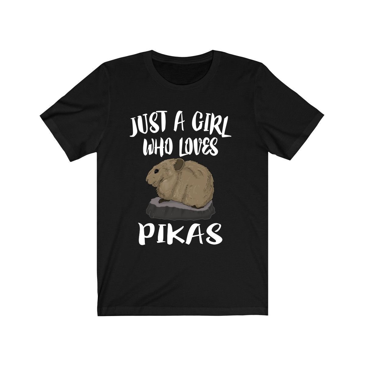 Just A Girl Who Loves Pikas Shirt, Pika Lover Geschenk, Tierliebhaber Erwachsene Kleinkind Geschenk T-Shirt von Goodszy