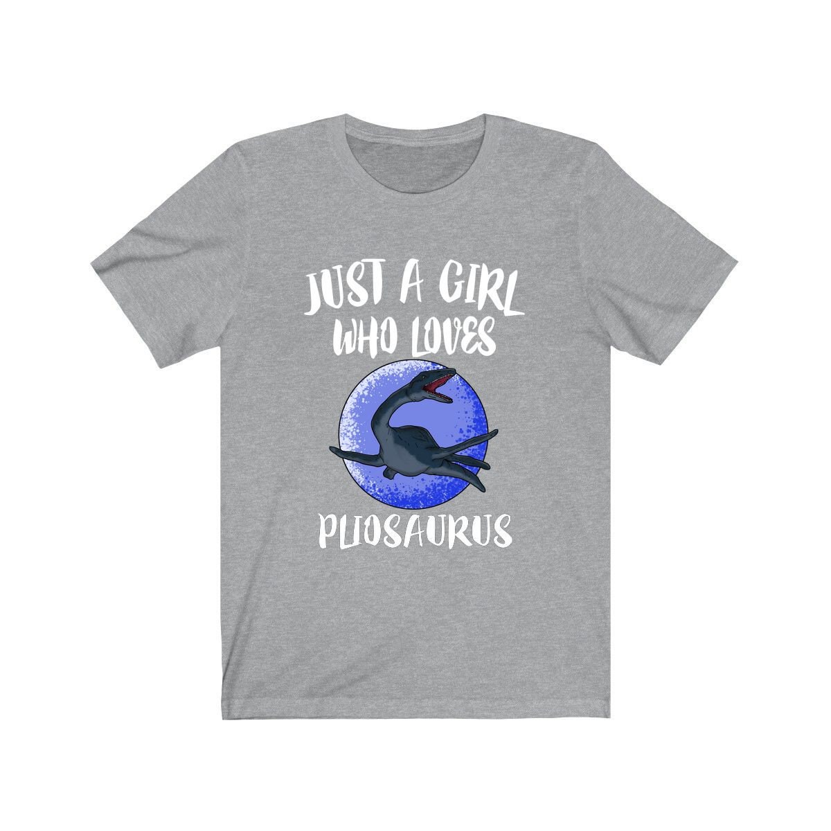 Just A Girl Who Loves Pliosaurus Dinosaurier Shirt, Liebhaber Tierliebhaber Erwachsene Kleinkinder Geschenk T-Shirt von Goodszy