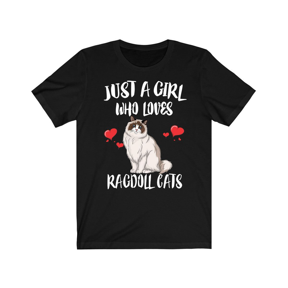 Just A Girl Who Loves Ragdoll Katzen Shirt, Liebhaber Geschenk, Katze T-Shirt, Tier Erwachsene Kleinkind Kinder T-Shirt von Goodszy