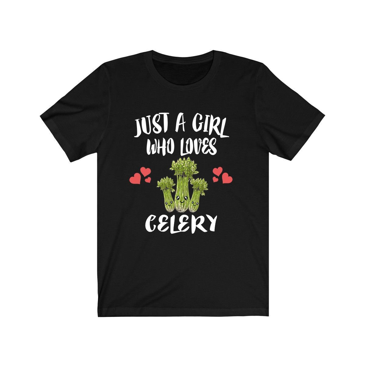 Just A Girl Who Loves Sellerry Shirt, Gemüse Vegan Erwachsene Kleinkind Säugling Kinder Geschenk T-Shirt von Goodszy