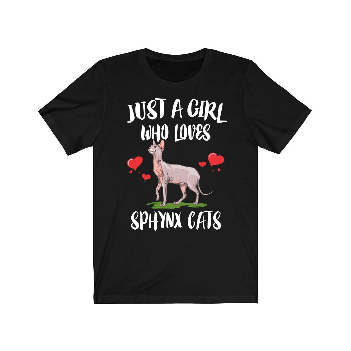 Just A Girl Who Loves Sphynx Katzen Shirt, Liebhaber Geschenk, T-Shirt, Tier Erwachsene Kleinkind Kinder T-Shirt von Goodszy