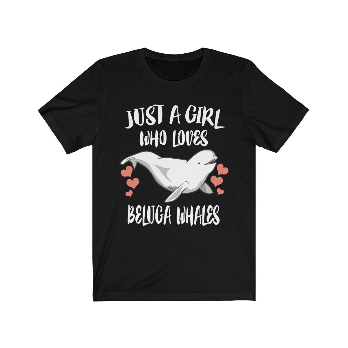 Nur Ein Mädchen, Das Beluga Wale Liebt Shirt, Wal Liebhaber Geschenk, Tier Erwachsene Kinder T-Shirt von Goodszy