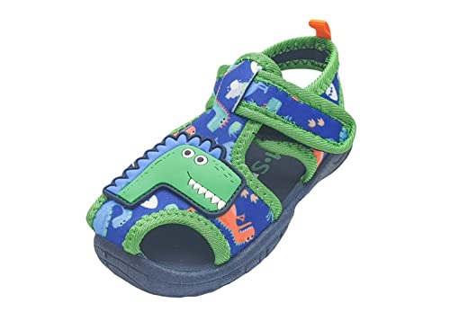 Dino Dinosaurier Jungen grüne Sandalen, Grün - grün - Größe: 23 EU von Goody 2 Shoes