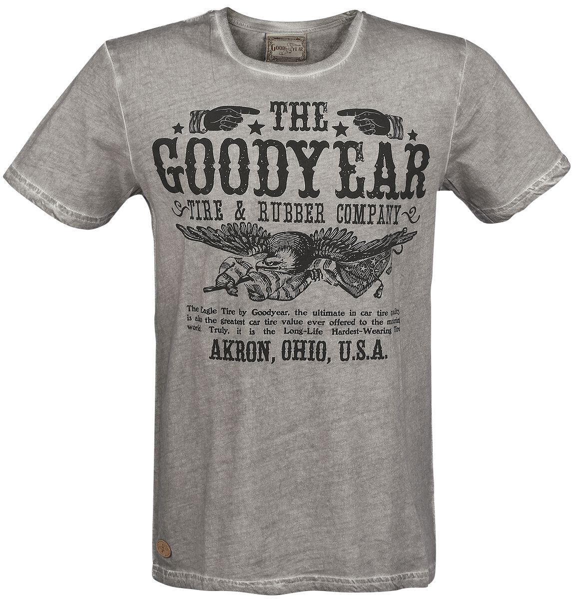 GoodYear Kokomo T-Shirt anthrazit in L von Goodyear