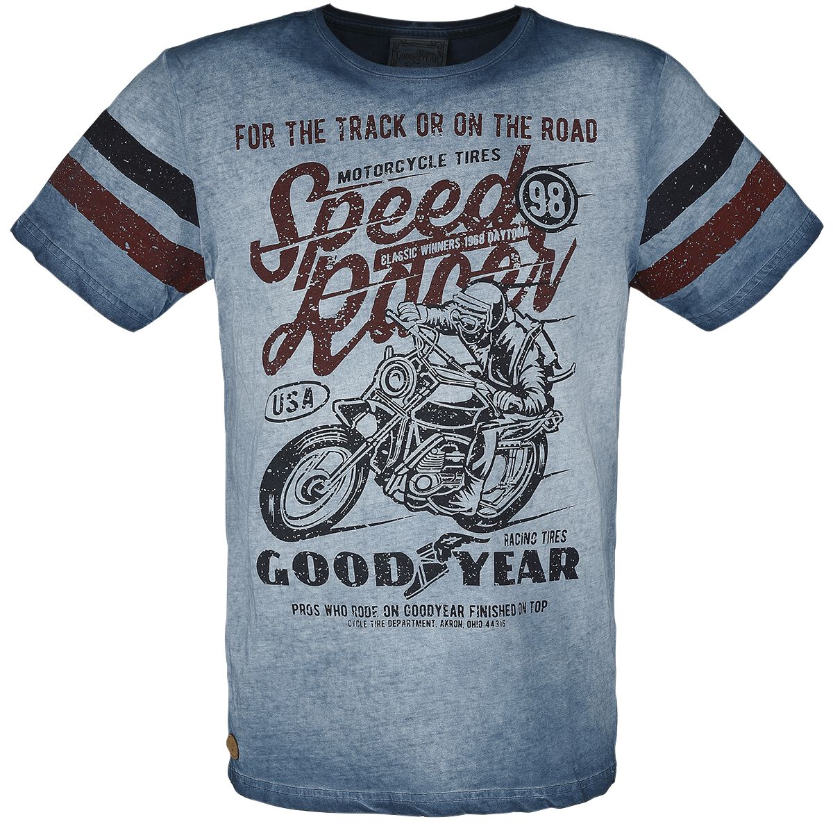 GoodYear Men T-Shirt Comfort fit T-Shirt blau in S von Goodyear