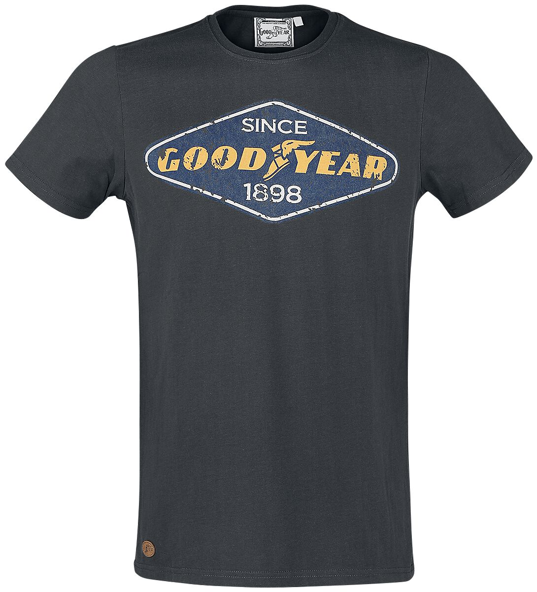 GoodYear - Rockabilly T-Shirt - East Lake - S bis XXL - für Männer - Größe L - grau von Goodyear