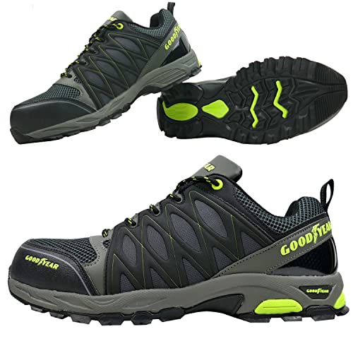 Goodyear Safety Shoes 1503WT - S1P - Exclusive Work-Trade Edition - Schwarz Gelb, Size 46 EU von Goodyear