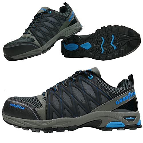 Goodyear Safety Shoes 1503WT - S1P - Exclusive Work-Trade Edition - Schwarz Türkis, Size 41 EU von Goodyear