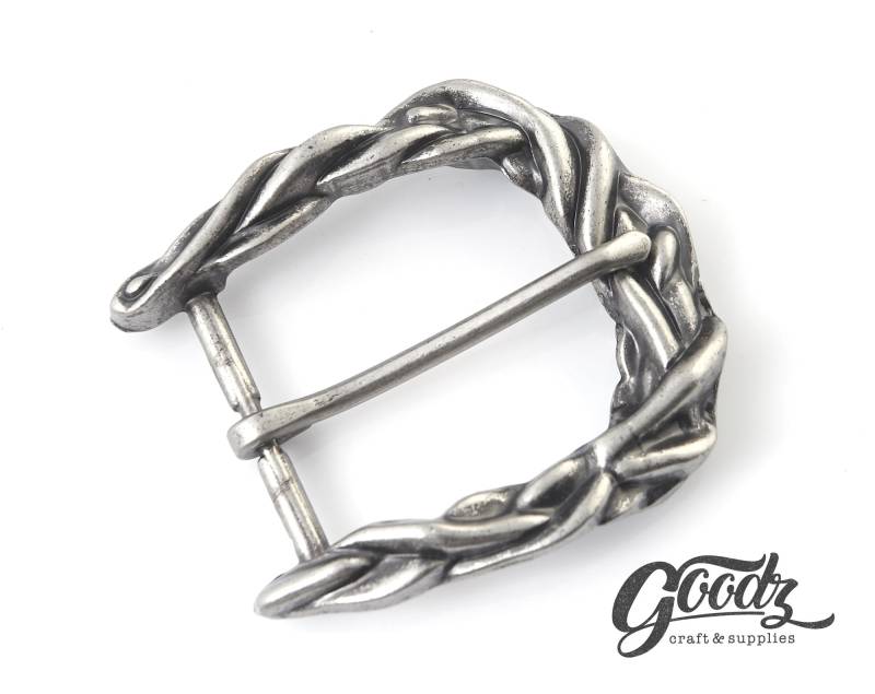 Hochleistungs-Geflochtene Draht-Herren-Gürtelschnalle, 1, 57 ", 40 Mm, Antike Retro Silberne Reparaturschnalle Hochleistungs-Geflochtene Draht-Herren-Gürtelschnalle, 1, 57 ", 40 Mm, Antike Retro Silberne Reparaturschnalle von GoodzCraftSupplies