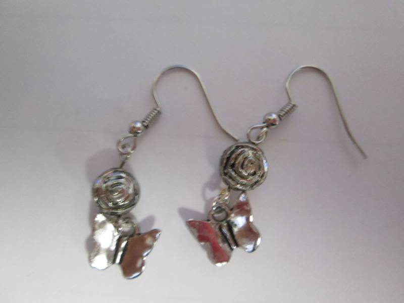 Butterfly Ohrringe, Perlen von GoofBallStuff