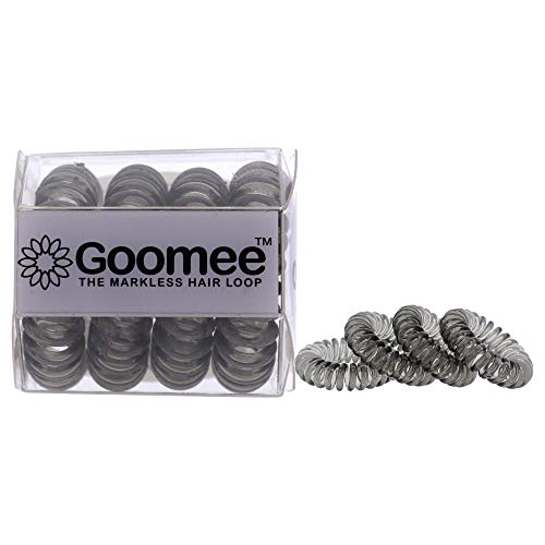 Goomee The Markless Haarschlaufen-Set – Anthrazit für Damen, 4-teiliges Haargummi von Goomee