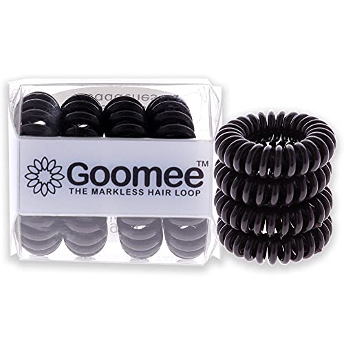 Goomee The Markless Haarschlaufen-Set – Coco Brown für Damen, 4-teiliges Haargummis von Goomee