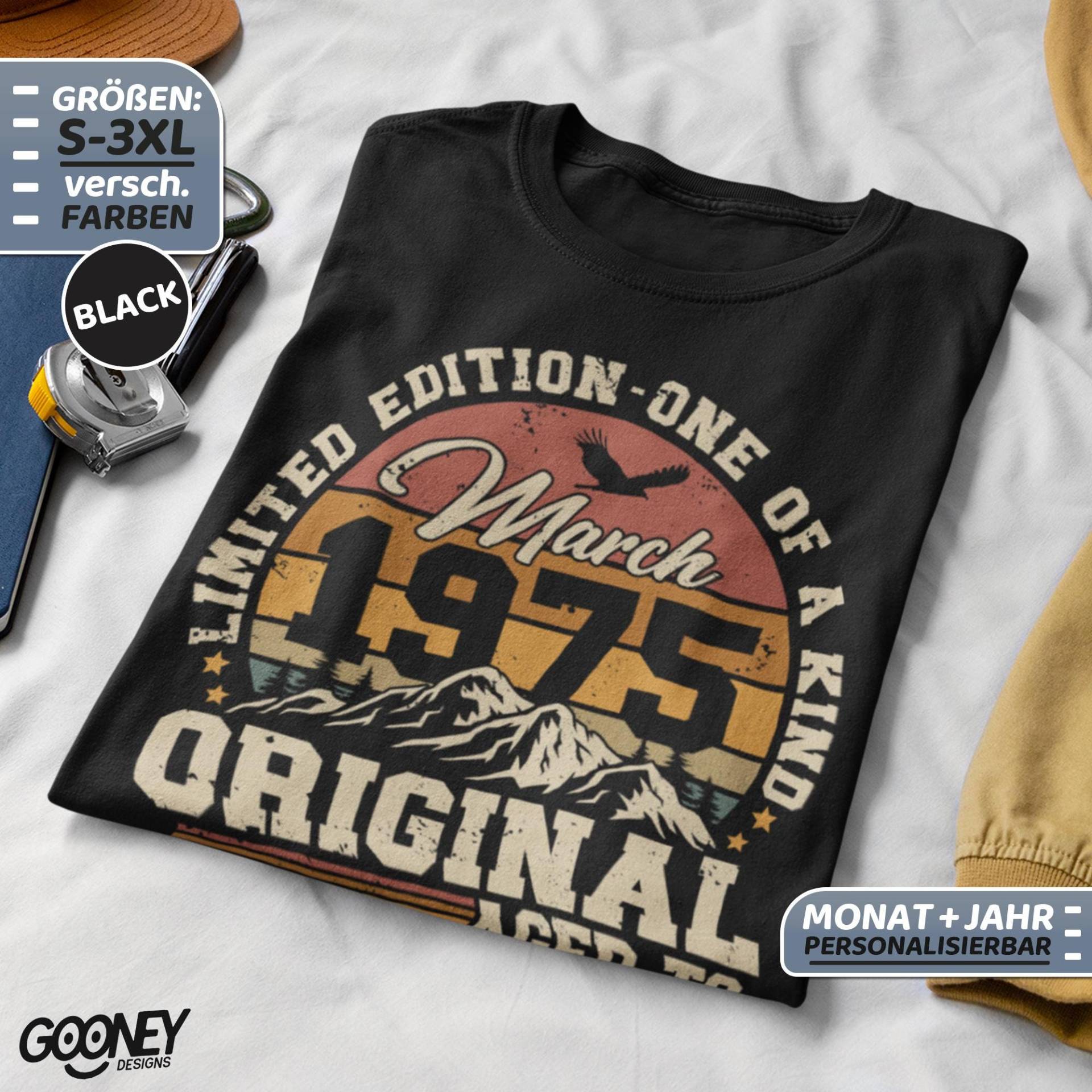 März 1975 - Geburtstag Shirt 50 Tshirt Jahre Geschenk Geburtstagsgeschenk März 1975 - Geburtstag Shirt 50 Tshirt Jahre Geschenk Geburtstagsgeschenk von GooneyDesigns