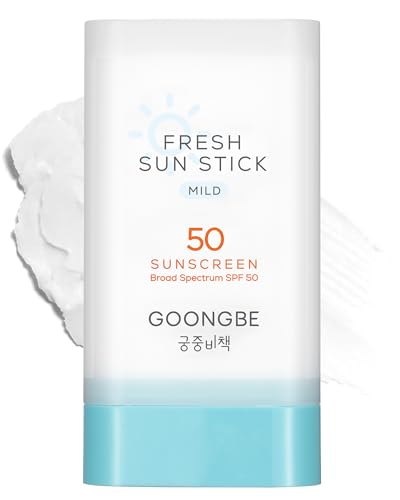 GOONGBE Mineralischer Sonnenschutzbalsam Fresh Sun Stick weich, LSF 50, ohne weiße Farbe, mit Zinkoxid, matt, weich, fettfrei, geeignet für Reisen für Babys, Kinder und Erwachsene, veg GOONGBE Mineralischer Sonnenschutzbalsam Fresh Sun Stick weich, LSF 50, ohne weiße Farbe, mit Zinkoxid, matt, weich, fettfrei, geeignet für Reisen für Babys, Kinder und Erwachsene, veg von Goongbe
