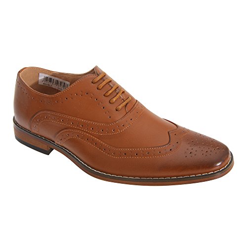 Goor Tommy Jungen Spitzen Oben Akzent Oxford Schuhe, Tan, Gr.- 38 2/3 EU (5 ½ UK ) von Goor