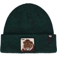 Goorin Bros Beanie aus einem Wollmix mit Löwen-Aufnäher in 0 von Goorin Bros