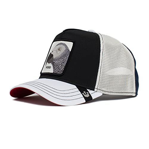 Goorin Bros. Birds the Word Papagei Black A-Frame Adjustable Trucker Cap - One-Size von Goorin Bros.