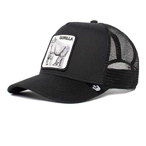 Goorin Bros. Unisex-Erwachsene The Farm Baseball Trucker Hat Baseballkappe, Schwarz (der Gorilla), Einheitsgröße von Goorin Bros.