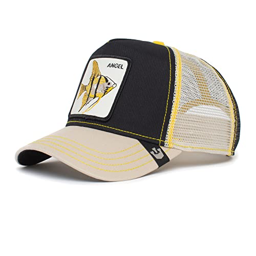 Goorin Bros. Sick Lid Angel Fisch Black A-Frame Adjustable Trucker Cap - One-Size von Goorin Bros.