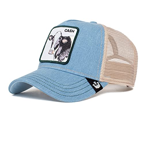 Goorin Bros. Unisex The Farm Original Seasonal Snapback Trucker Mütze für Damen und Herren Baseballkappe, Blue Cash Cow, Einheitsgröße von Goorin Bros.