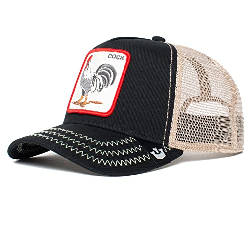 Goorin Bros. The Cock Hahn Black A-Frame Adjustable Trucker Cap - One-Size von Goorin Bros.