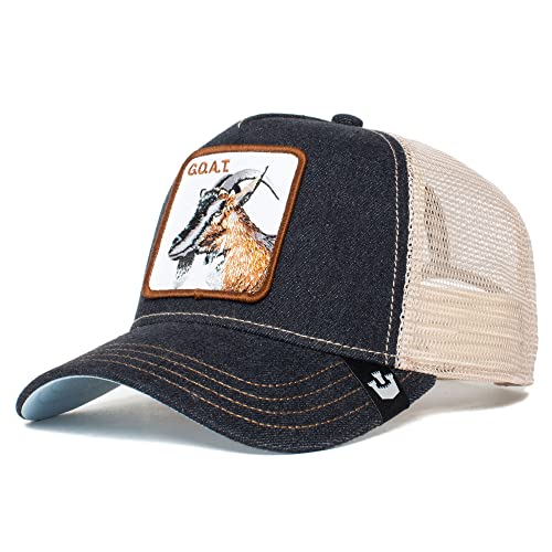 Goorin Bros. Unisex-Erwachsene Farm Original Adjustable Snapback Trucker Hat Baseballkappe, Charcoal (The G.o.a.t.), Einheitsgröße von Goorin Bros.