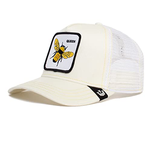 Goorin Bros. Unisex-Erwachsene The Farm Original Adjustable Snapback Trucker Hat Baseballkappe, Weiße Bienenkönigin, Einheitsgröße Goorin Bros. Unisex-Erwachsene The Farm Original Adjustable Snapback Trucker Hat Baseballkappe, Weiße Bienenkönigin, Einheitsgröße von Goorin Bros.