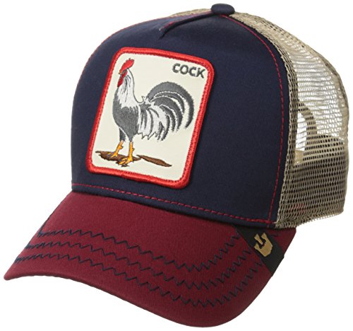 Goorin Bros. All American Rooster Cock Hahn Navy Red A-Frame Adjustable Trucker Cap - One-Size von Goorin Bros.