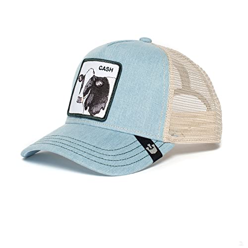 Goorin Bros. Herren The Farm Unisex Baseball Trucker Hat Baseballkappe, Blau (Cash Cow), Einheitsgröße von Goorin Bros.