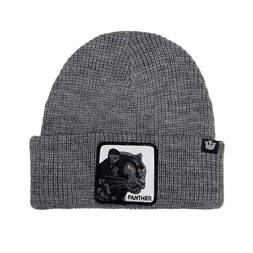 Goorin Bros. Hut Hüte Tiere Mütze mit Revers Beanie Panther Panther Grau, grau, One size von Goorin Bros.