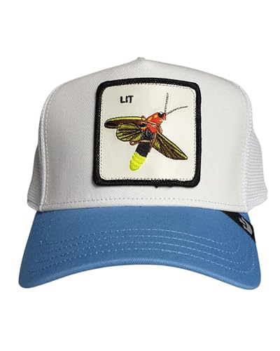Goorin Bros. Lit 101-1432 Cap mit synthetischem Visier Weiß/Hellblau Einheitsgröße von Goorin Bros.