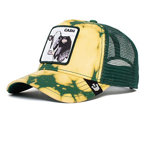 Goorin Bros. The Farm Acid Wash Unisex verstellbare Trucker-Kappe, Grüne/Säure Kuh (die Cash Cow), Einheitsgröße von Goorin Bros.