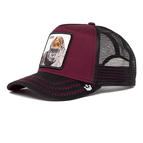 Goorin Bros. Unisex-Erwachsene The Farm Trucker Hat Verstellbar Baseballkappe, Wine Boss, Einheitsgröße von Goorin Bros.