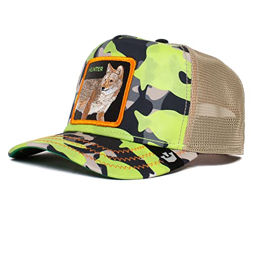 Goorin Bros. Unisex-Erwachsene The Farm Kablamo Camo Collection Adjustable Trucker Hat Baseballkappe, Lime (EL Sorro Dorado), Einheitsgröße von Goorin Bros.